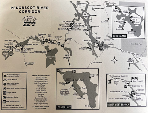 Penobscot River Corridor Map